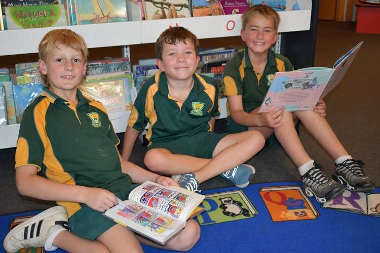 Three primary boys - Harry, Braydon and Hayden